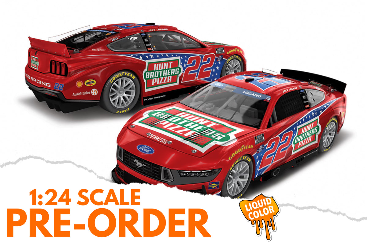 2026 Joey Logano 1:24 Hunt Brothers Pizza Red LIQUID COLOR NASCAR Diecast