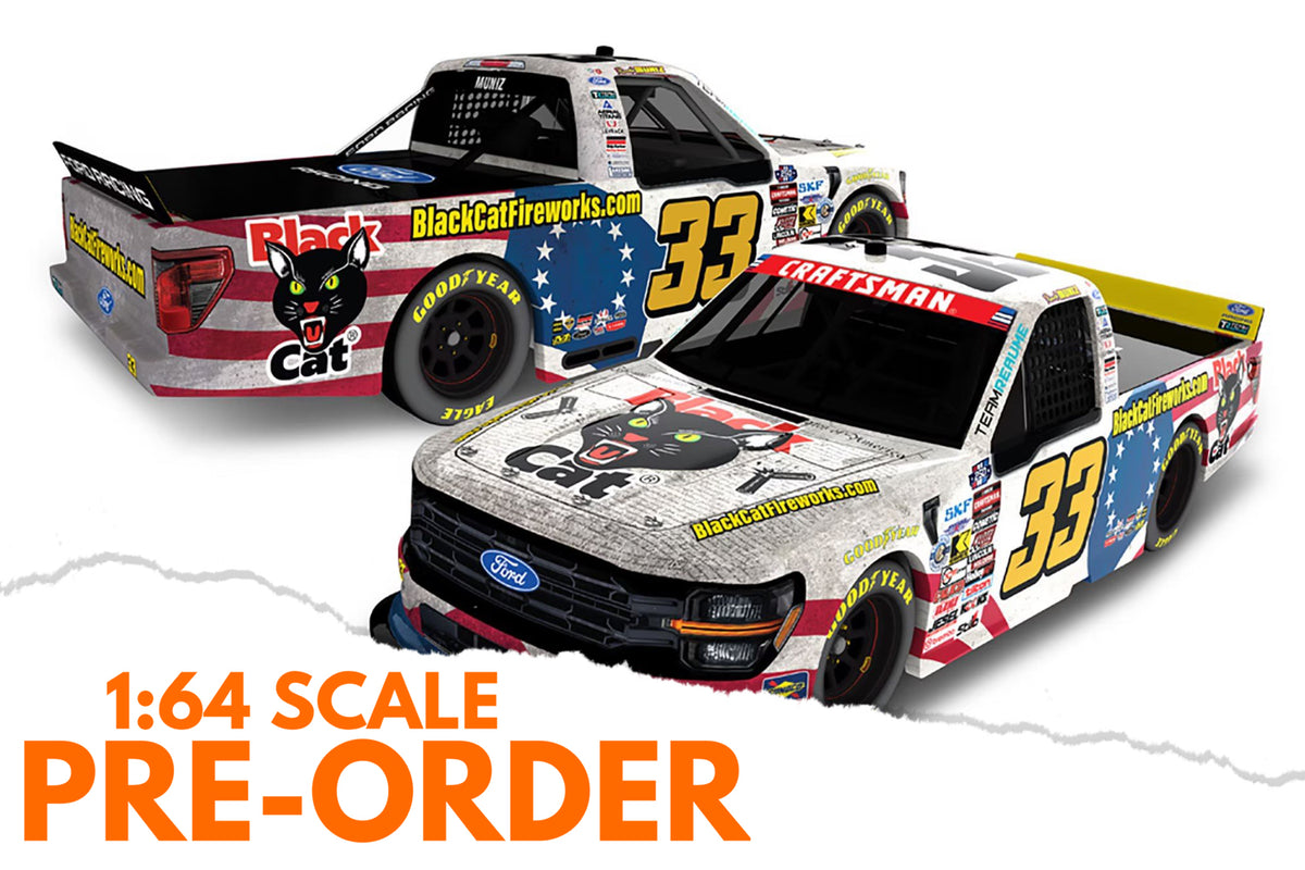 2026 Frankie Muniz 1:64 Black Cat Fireworks Diecast