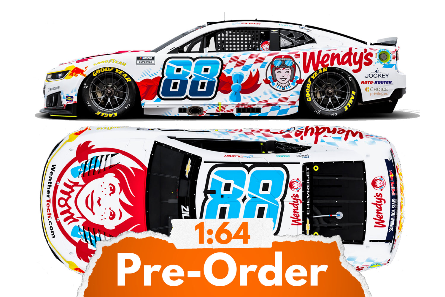 2026 Connor Zilisch 1:64 Wendy's Diecast