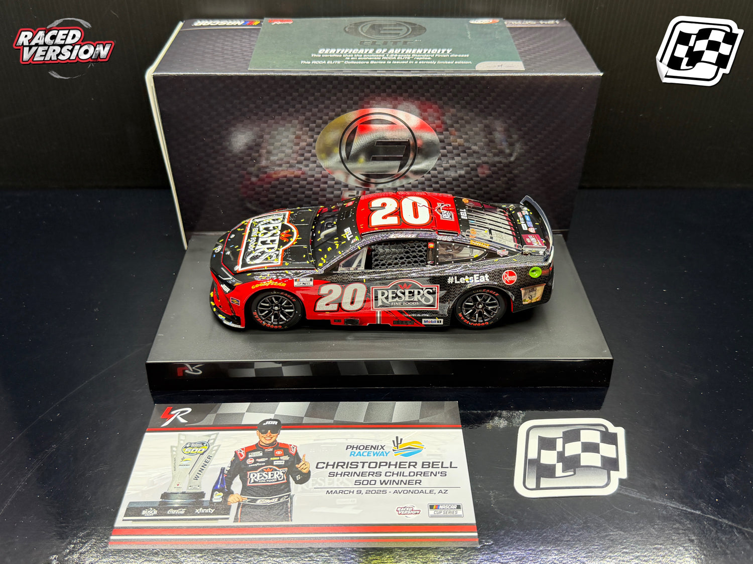 2025 Christopher Bell 1:24 Reser’s Phoenix Elite Race Win Diecast