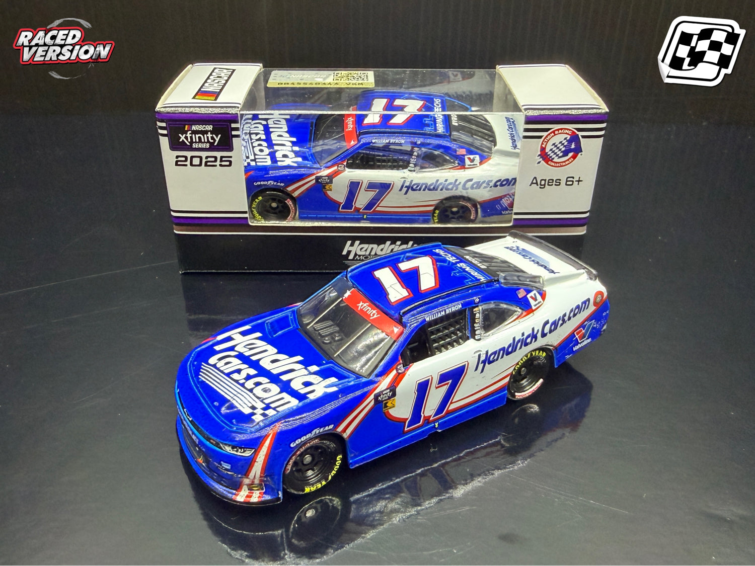 2025 William Byron 1:64 HendrickCars.com Charlotte Race Win Diecast