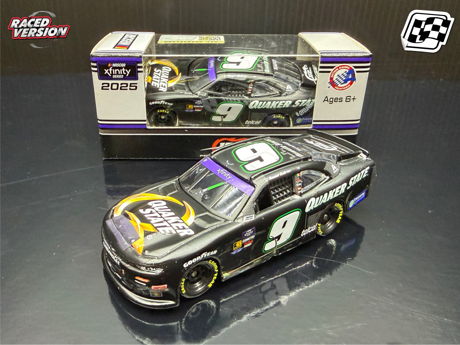 2025 Daniel Suarez 1:64 Quaker State Mexico City Race Win Diecast