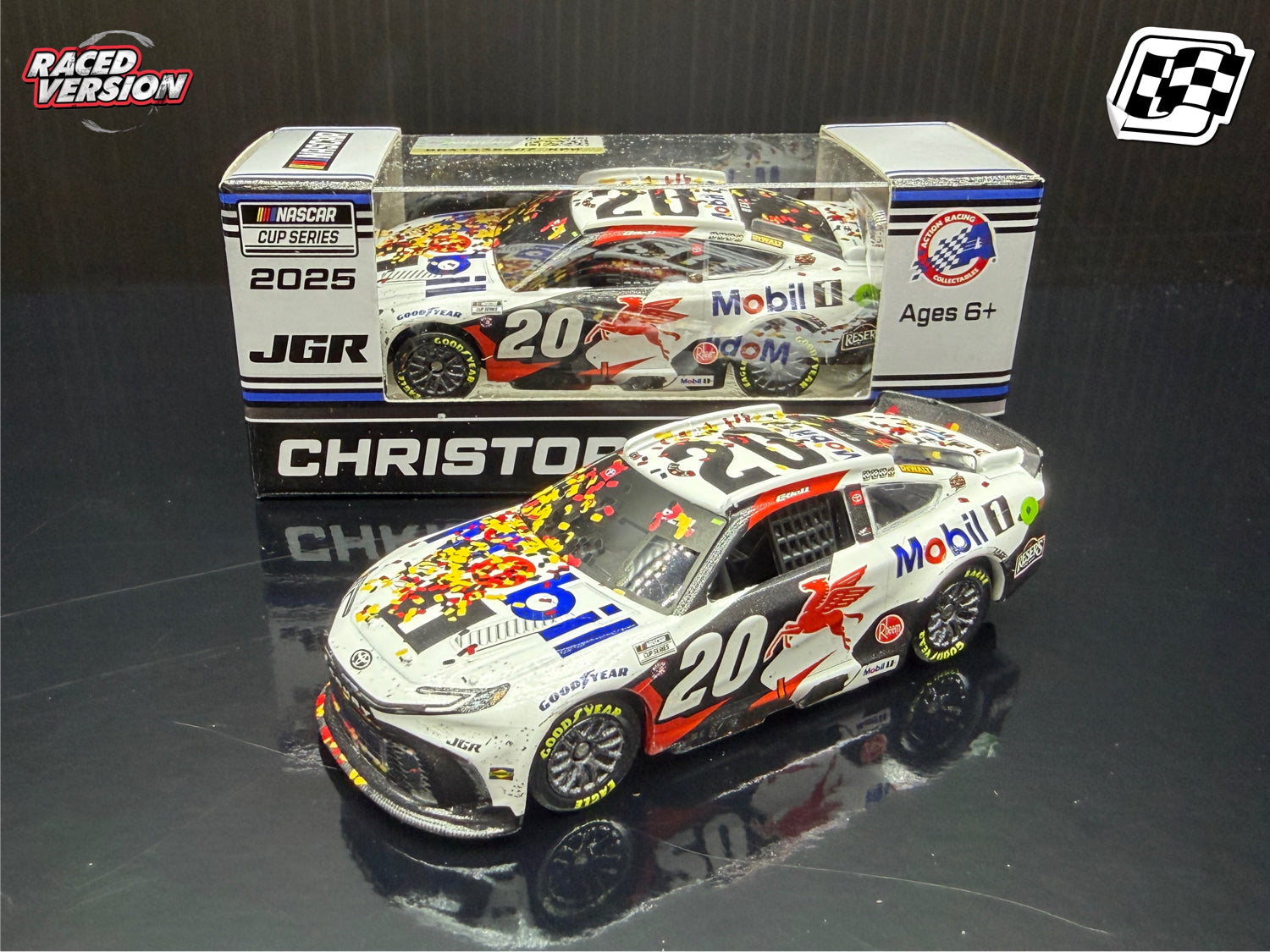 2025 Christopher Bell 1:64 Mobil 1 North Wilkesboro All Star Race Win Diecast