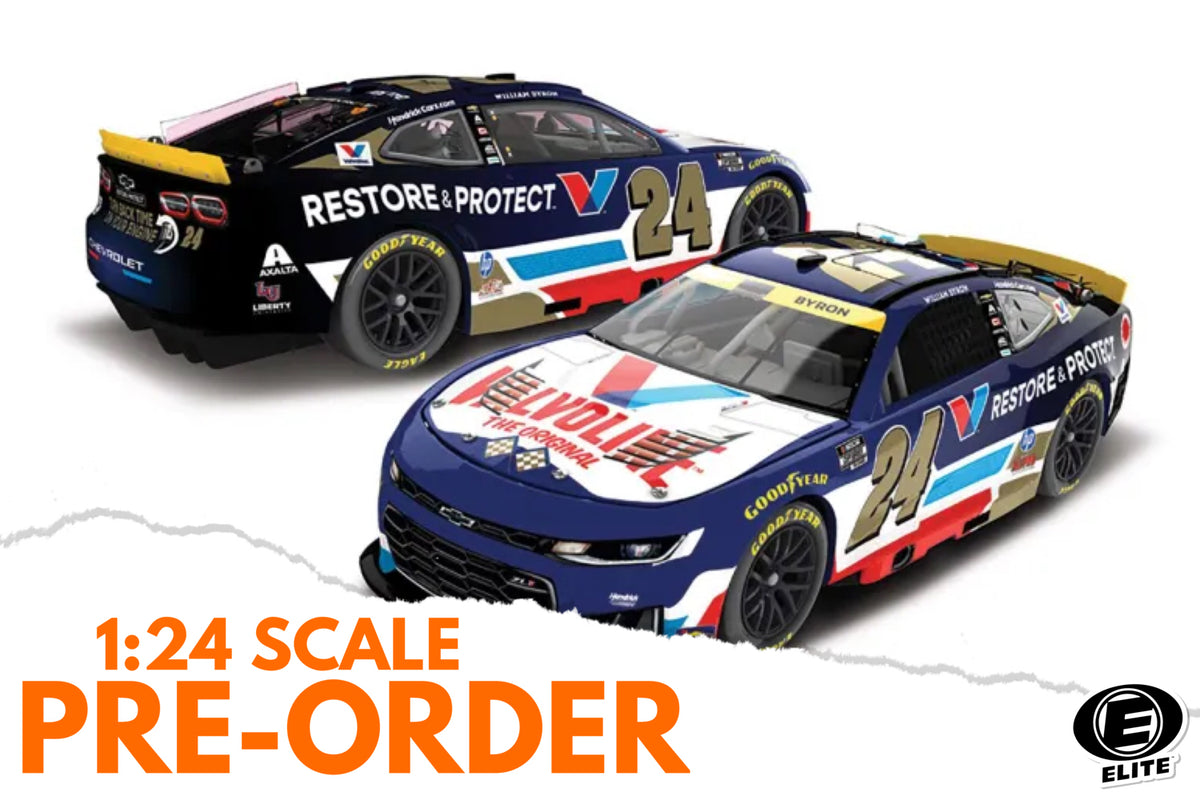 2026 William Byron 1:24 Valvoline Restore & Protect ELITE Diecast