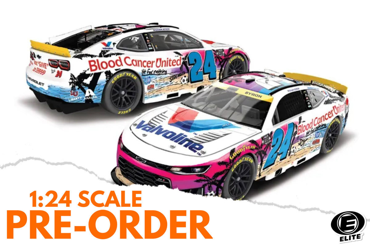 2026 William Byron 1:24 Valvoline Blood Cancer United ELITE Diecast