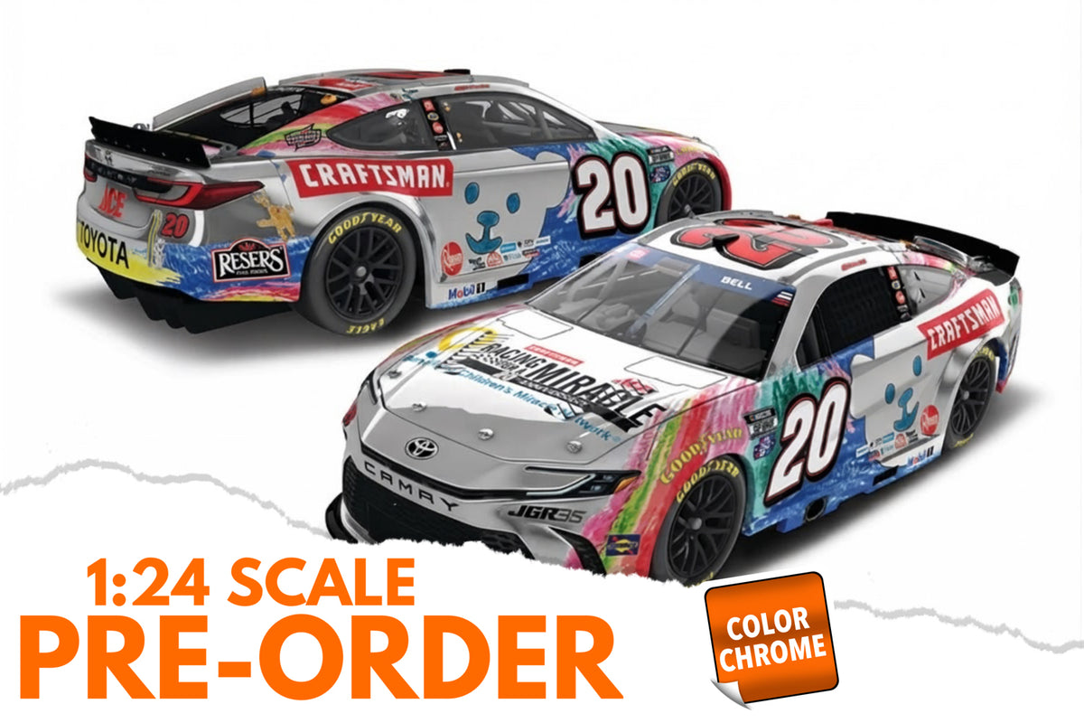 2026 Christopher Bell 1:24 Craftsman Racing for a Miracle COLOR CHROME Diecast