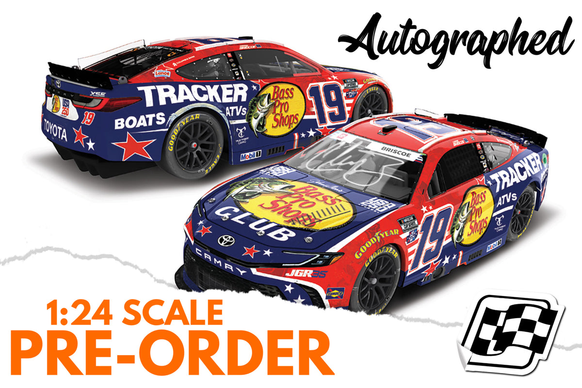 2026 Chase Briscoe 1:24 Bass Pro Shops Salutes Chicagoland Race Win AUTOGRAPHED Diecast