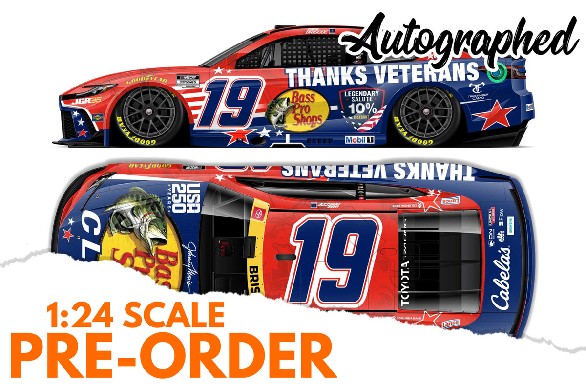 2026 Chase Briscoe 1:24 Bass Pro Shops Thanks Veterans AUTOGRAPHED Diecast