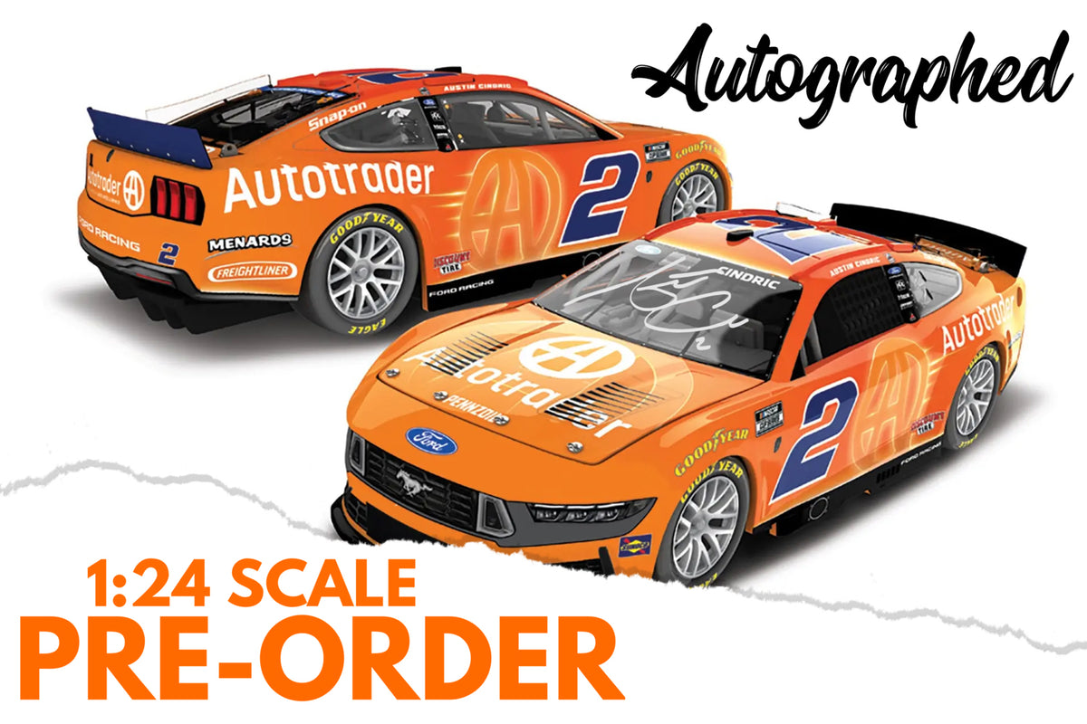 2026 Austin Cindric 1:24 Autotrader AUTOGRAPHED Diecast