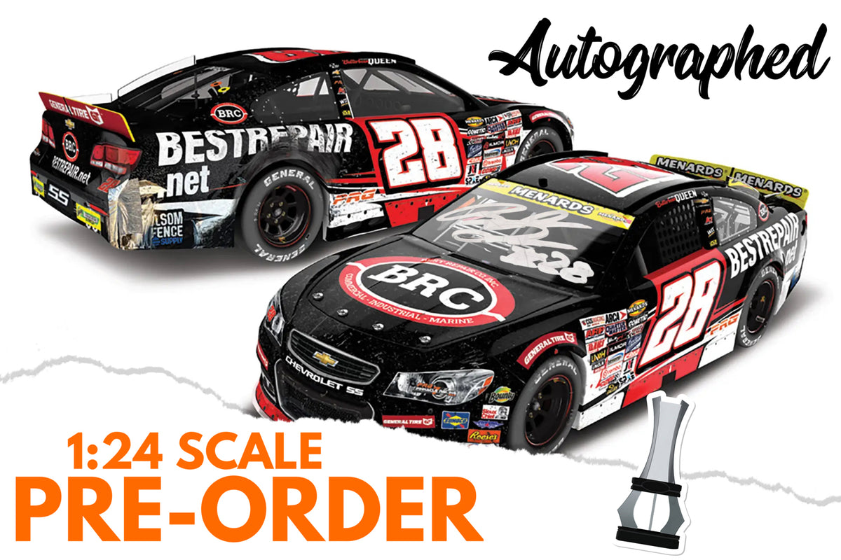 2025 Brenden "Butterbean" Queen 1:24 Best Repair Company Arca Champion Raced Version AUTOGRAPHED Diecast