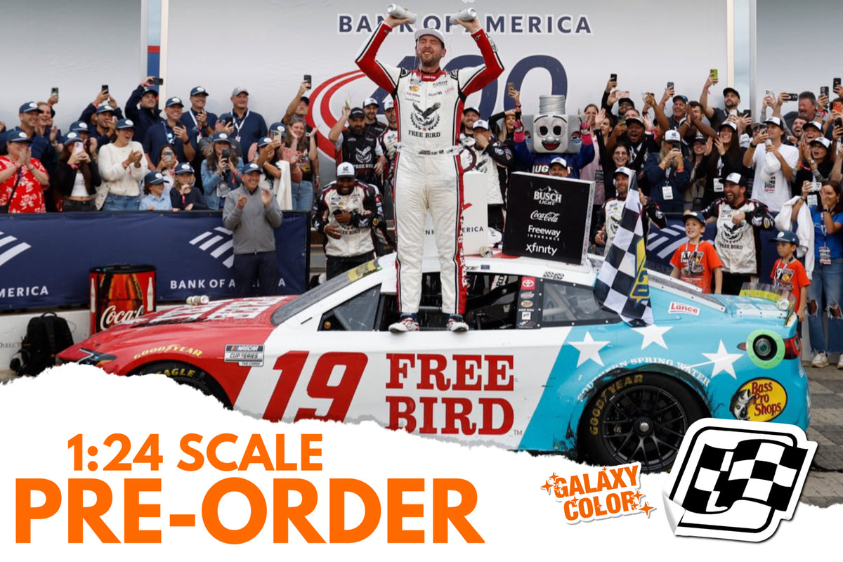 2026 Chase Briscoe 1:24 Free Bird Patriotic Charlotte Race Win GALAXY COLOR Diecast