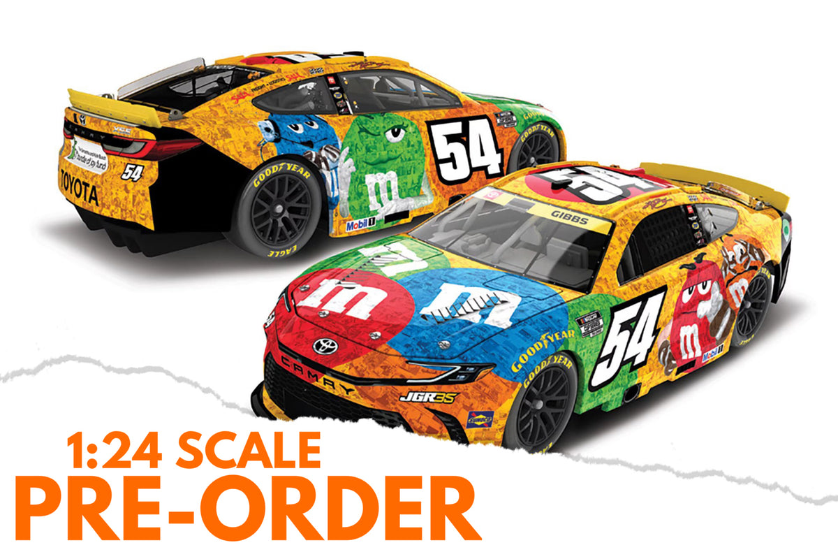 2026 Ty Gibbs 1:24 M&M's Kyle Busch Tribute NASCAR Diecast