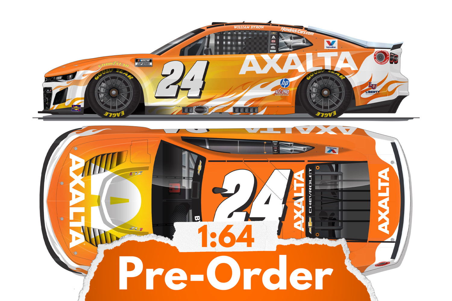 2026 William Byron 1:64 Axalta Color of the Year Diecast