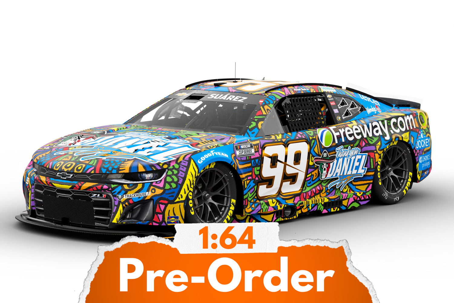 2025 Daniel Suarez 1:64 Thank You Daniel / Freeway Insurance Diecast