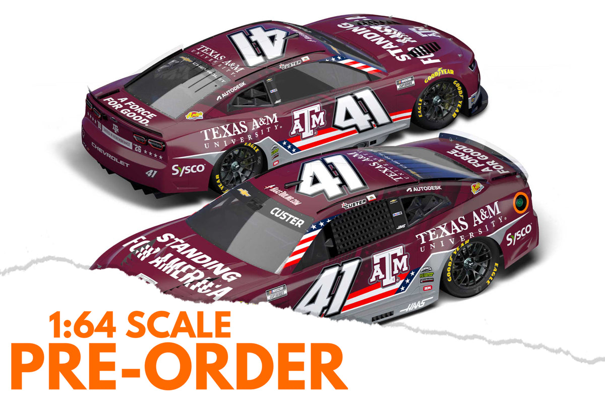 2026 Cole Custer 1:64 Texas A&M Standing For America NASCAR Diecast