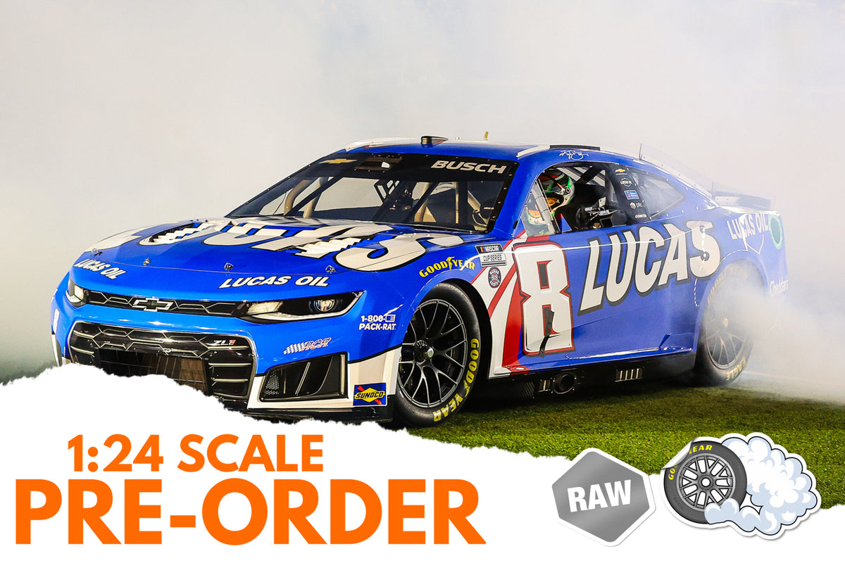 2026 Brexton Busch 1:24 Lucas Oil Kyle Busch Tribute RAW Burnout Version Diecast