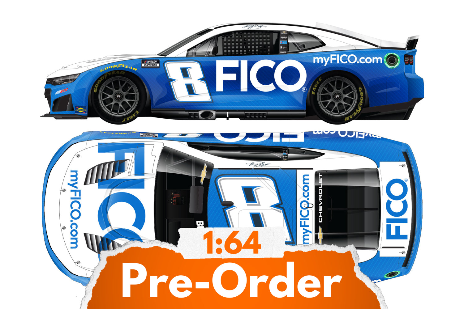 2026 Kyle Busch 1:64 FICO Diecast