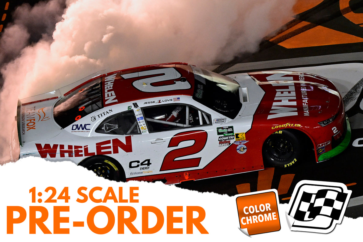 2026 Jesse Love 1:24 Whelen Phoenix Race Win COLOR CHROME Diecast