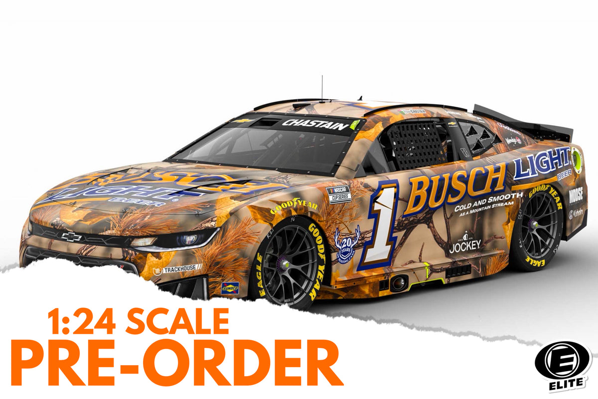 2026 Ross Chastain 1:24 Busch Light Hunting ELITE NASCAR Diecast