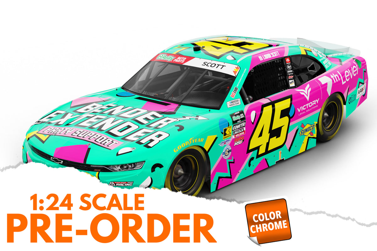 2026 Lavar Scott 1:24 Bender Extender COLOR CHROME NASCAR Diecast