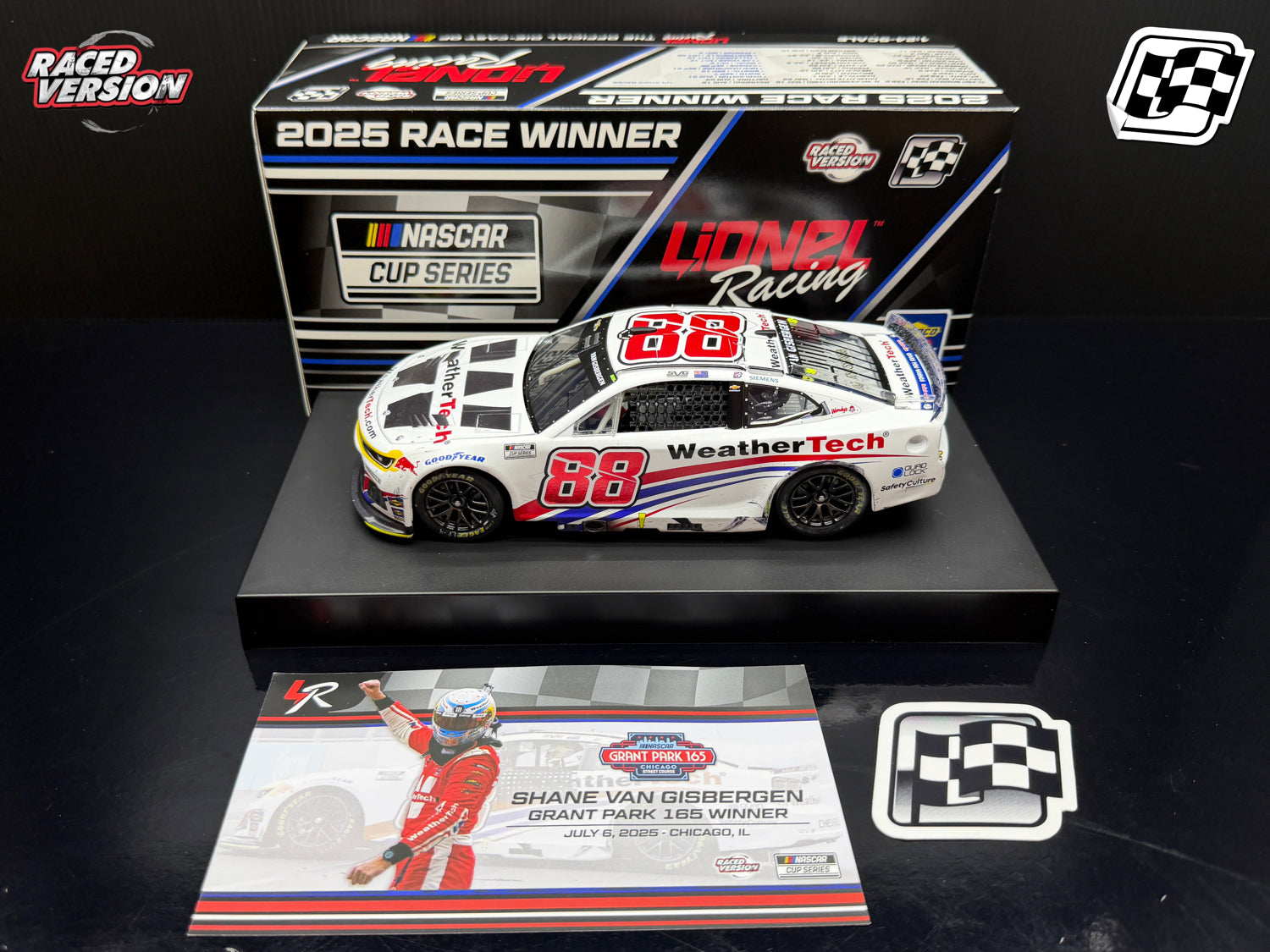 2025 Shane van Gisbergen 1:24 WeatherTech Chicago Street Course Race Win Diecast
