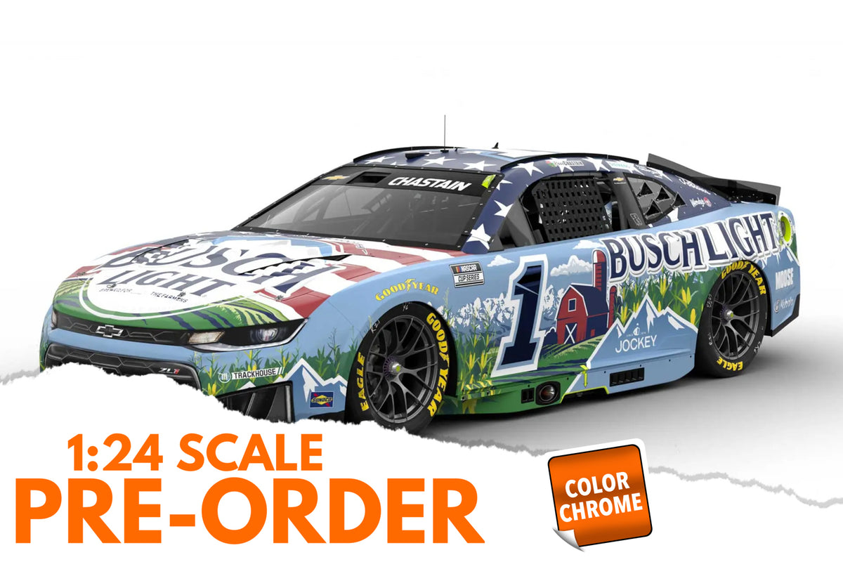 2026 Ross Chastain 1:24 Busch Light Farming COLOR CHROME NASCAR Diecast