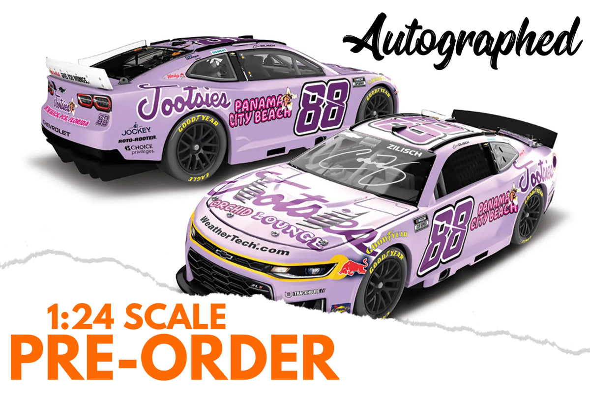 2026 Connor Zilisch 1:24 Tootsies Orchid Lounge AUTOGRAPHED Diecast