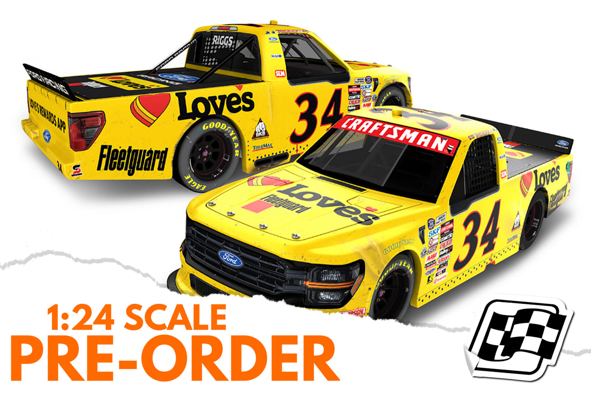 2026 Layne Riggs 1:24 Love’s / Fleetguard Nashville Race Win Diecast