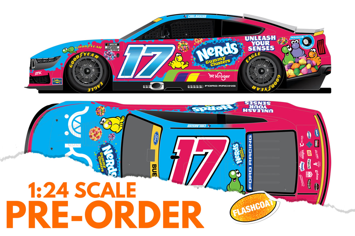 2026 Chris Buescher 1:24 Kroger / Nerds Gummy Clusters FLASHCOAT Diecast