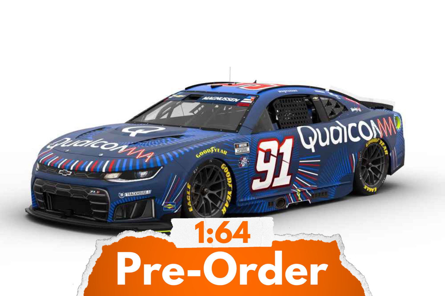 2026 Kevin Magnussen 1:64 Qualcomm NASCAR Diecast