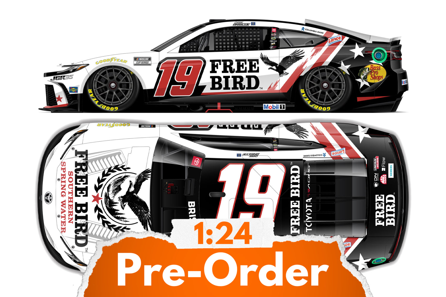 2026 Chase Briscoe 1:24 Free Bird NASCAR Diecast