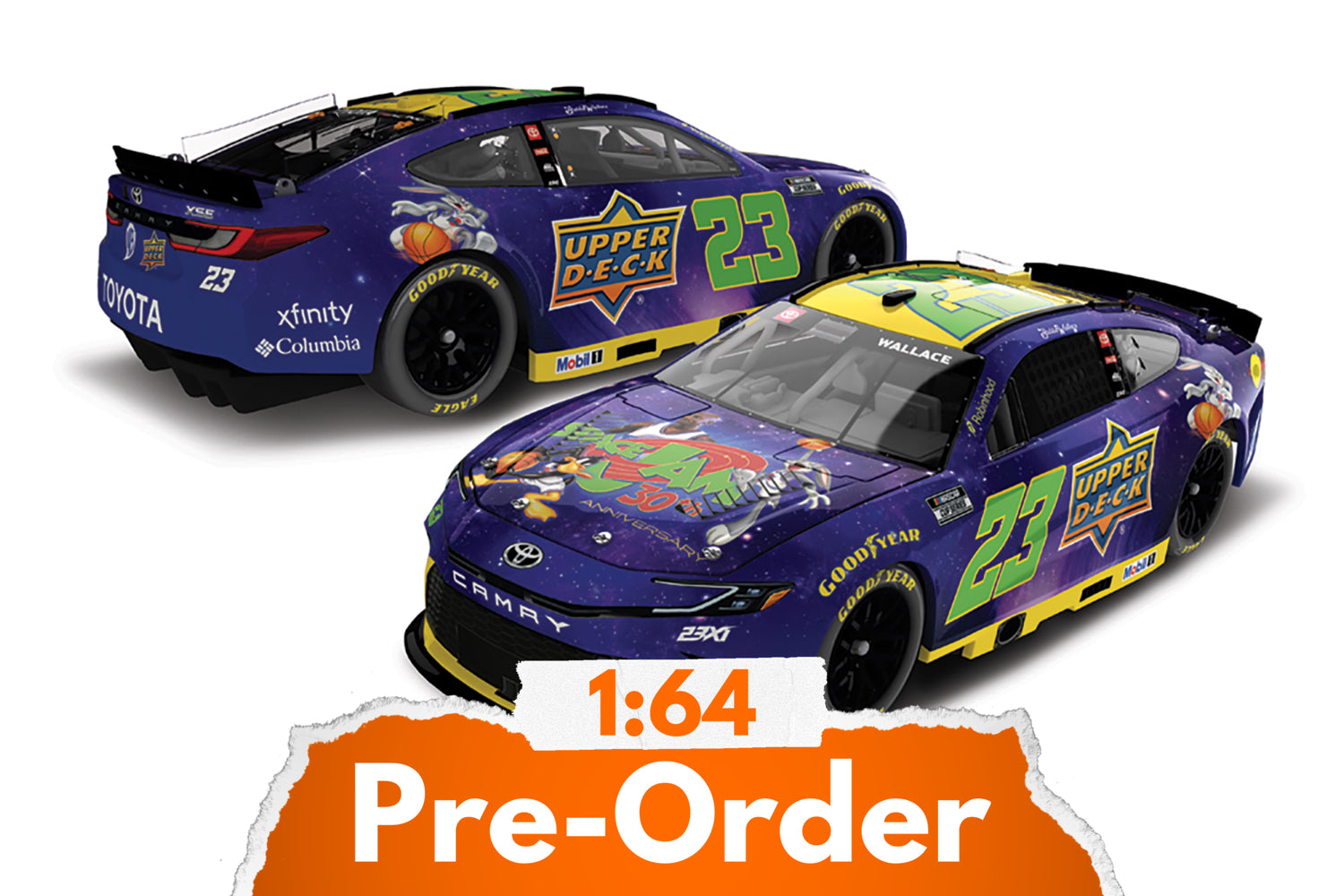 2026 Bubba Wallace 1:64 Upper Deck / Space Jam NASCAR Diecast