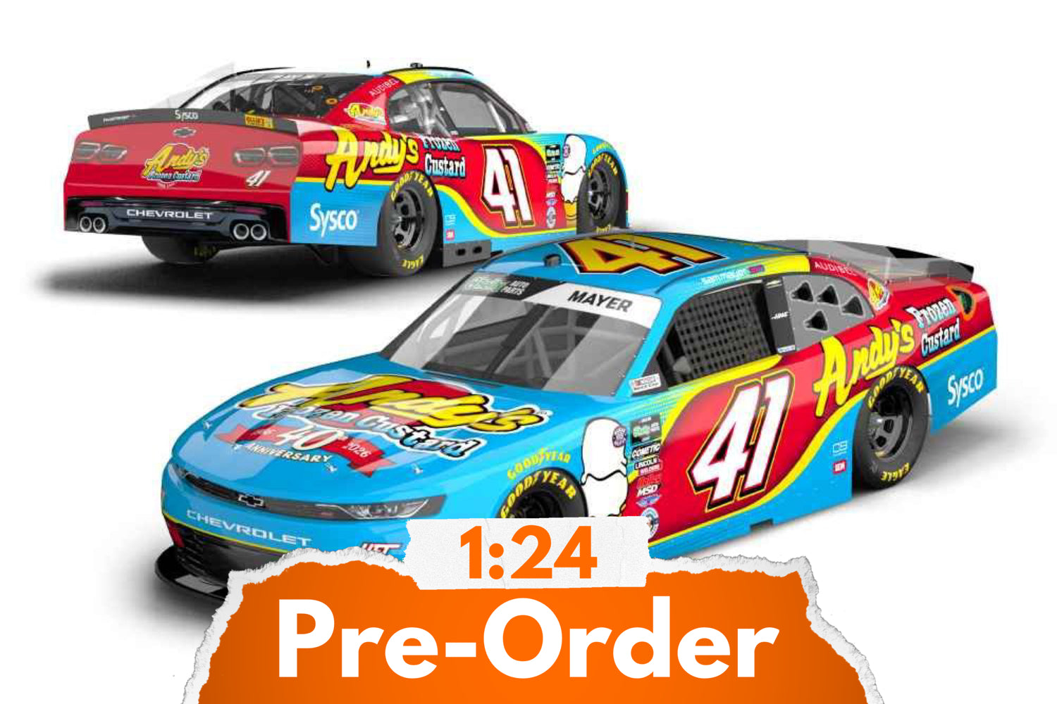 2026 Sam Mayer 1:24 Andy's Frozen Custard Diecast