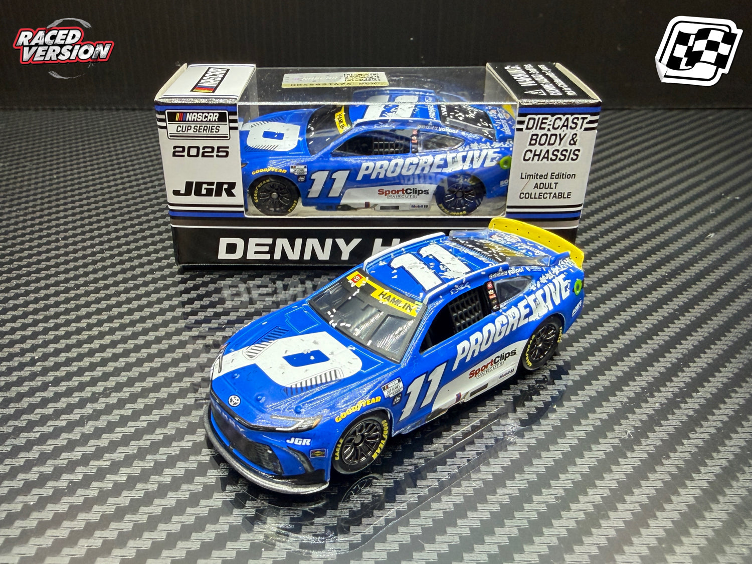 2025 Denny Hamlin 1:64 Progressive WWT Gateway Race Win Diecast