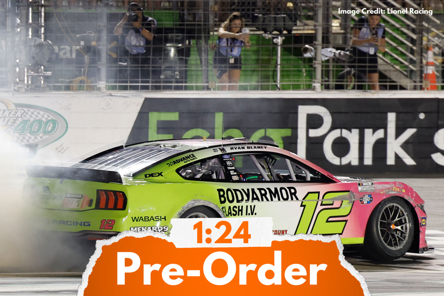 2026 Ryan Blaney 1:24 Bodyarmor Flash I.V. Atlanta Race Win Diecast