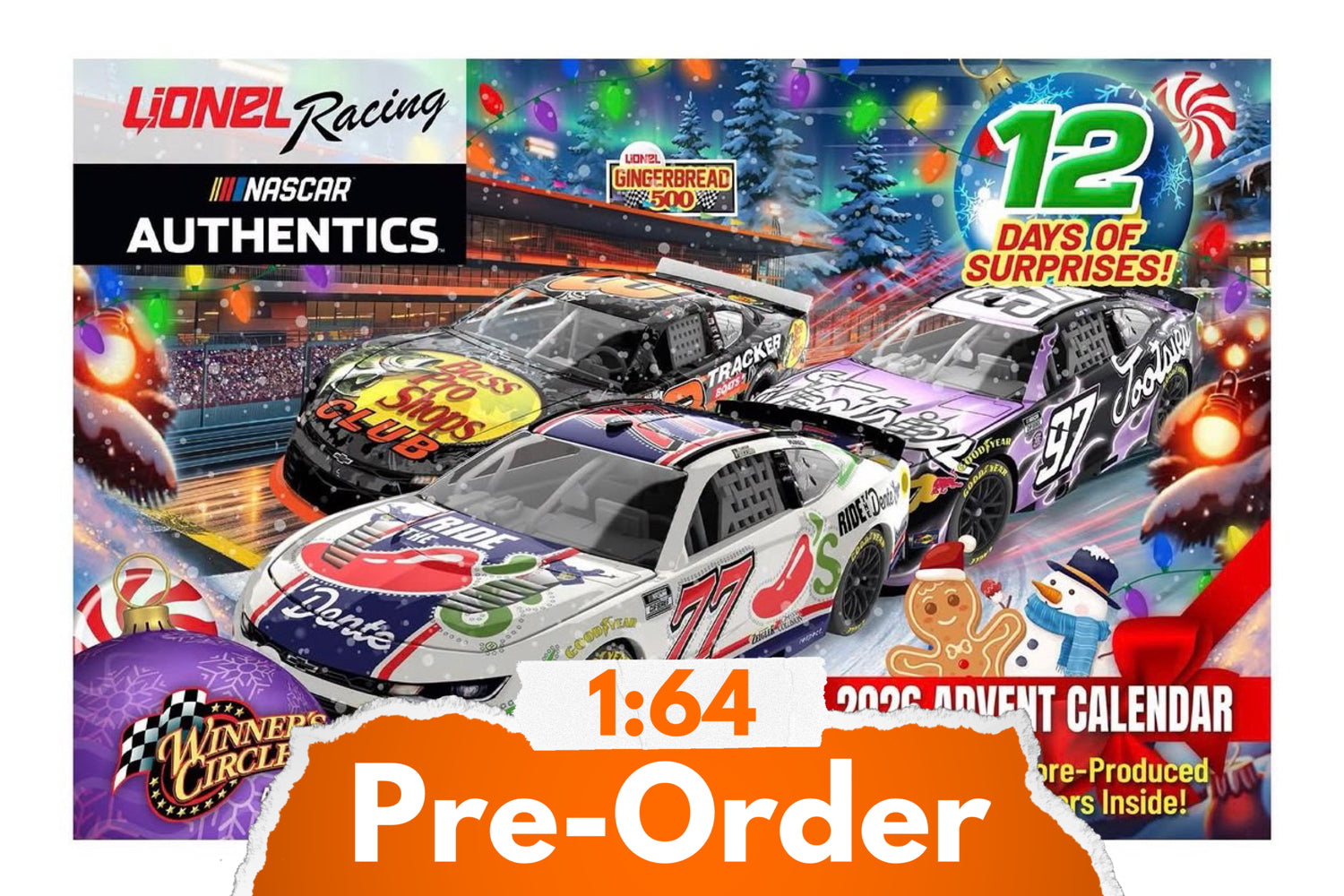 2026 Lionel Racing 1:64 Advent Calendar