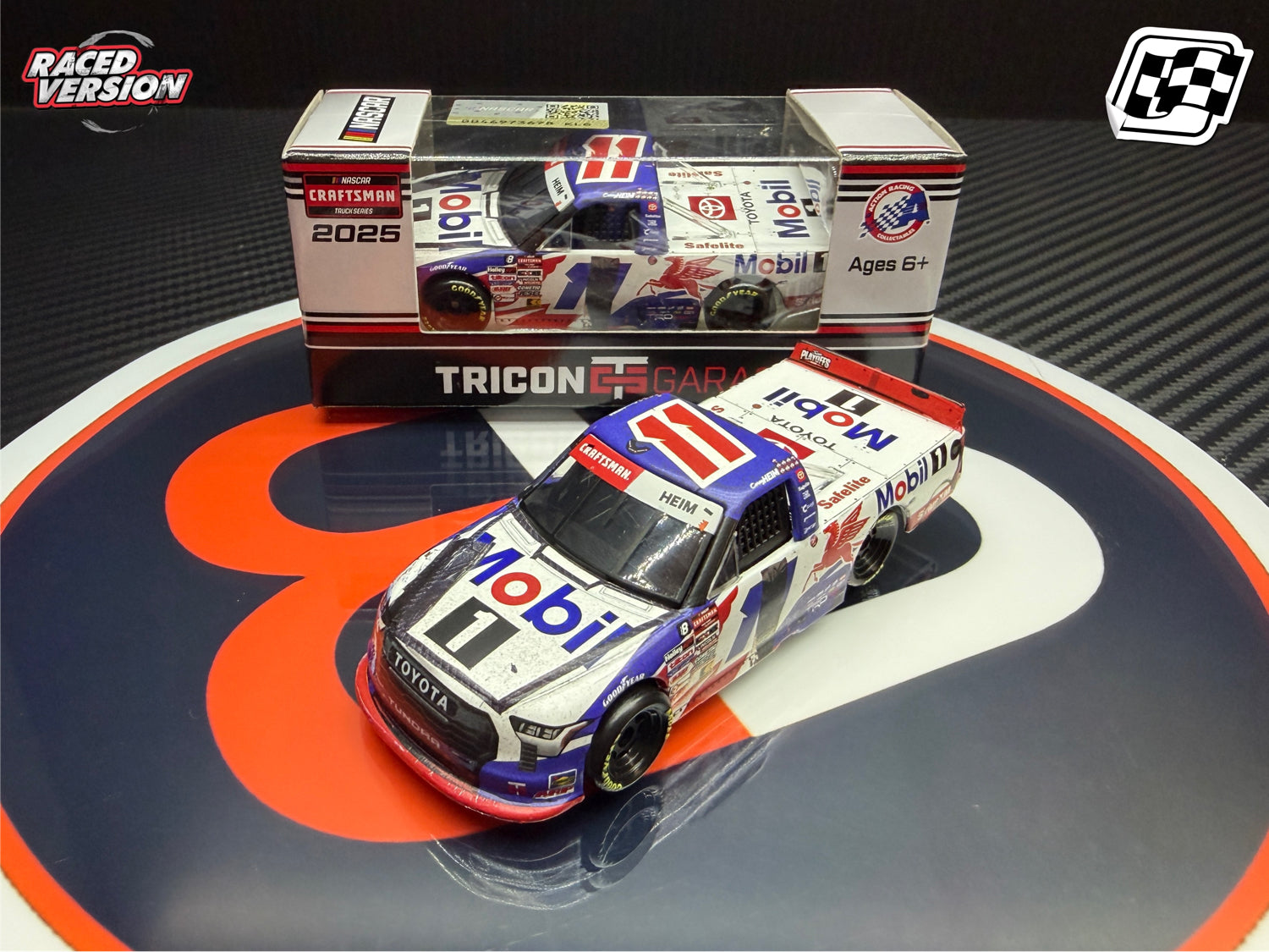 2025 Corey Heim 1:64 Mobil 1 Charlotte Roval Race Win Diecast