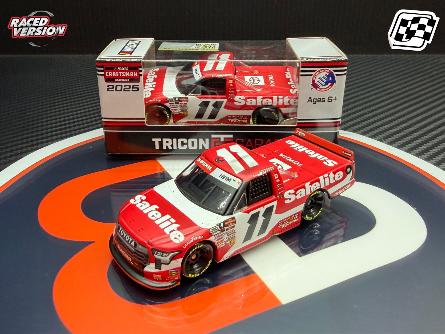 2025 Corey Heim 1:64 Safelite Phoenix Race Win Diecast