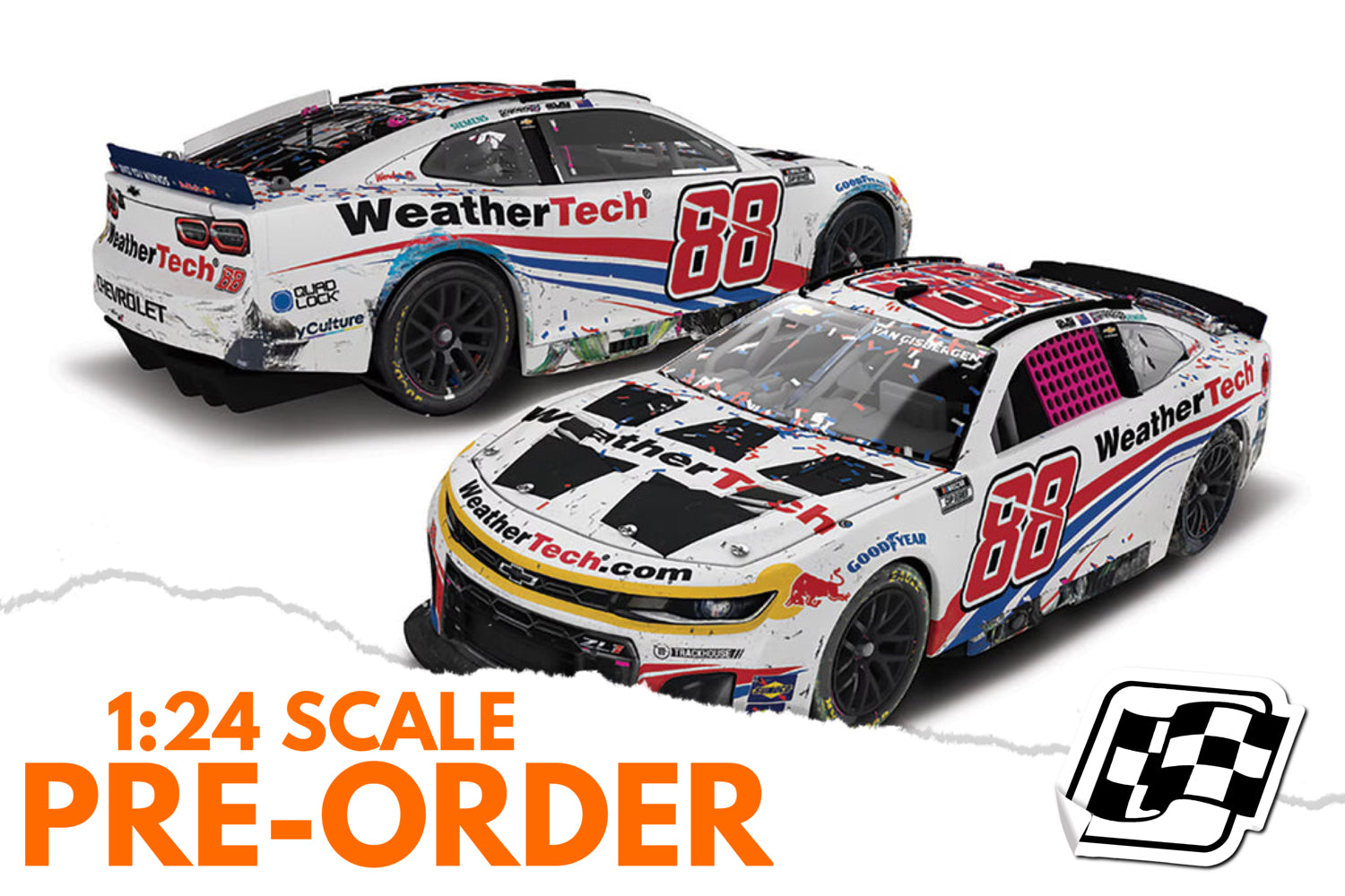 2025 Shane van Gisbergen 1:24 WeatherTech Charlotte Roval Race Win Diecast