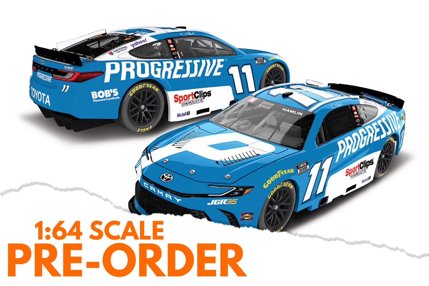 2026 Denny Hamlin 1:64 Progressive Diecast