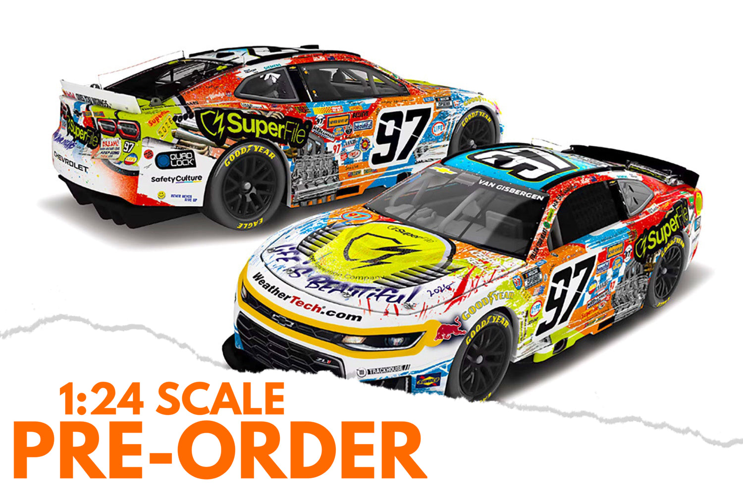 2026 Shane van Gisbergen 1:24 SuperFile x Mr. Brainwash Diecast