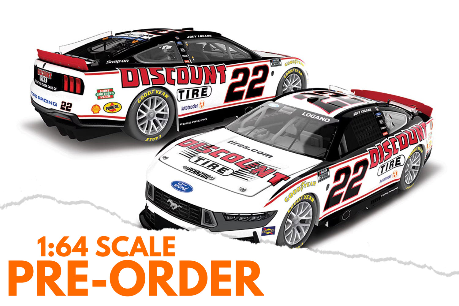 2026 Joey Logano 1:64 Discount Tire Diecast