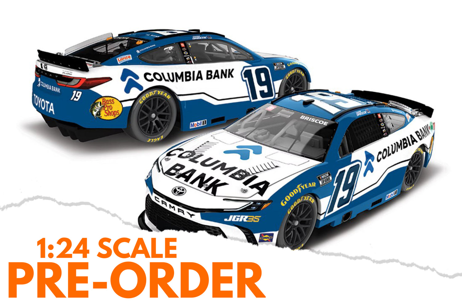 2026 Chase Briscoe 1:24 Columbia Bank Diecast