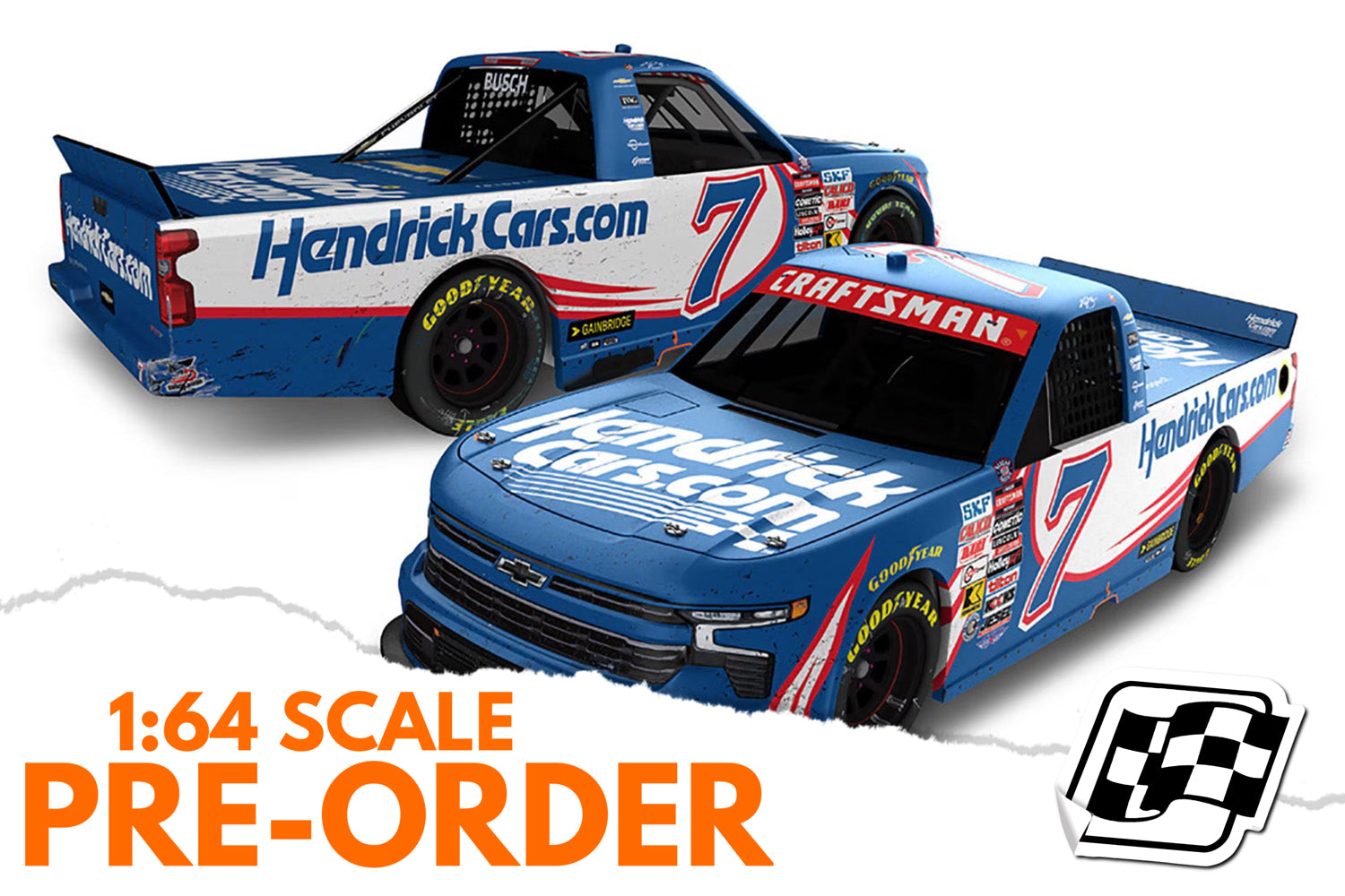 2026 Kyle Busch 1:64 HendrickCars.com Dover Race Win Diecast