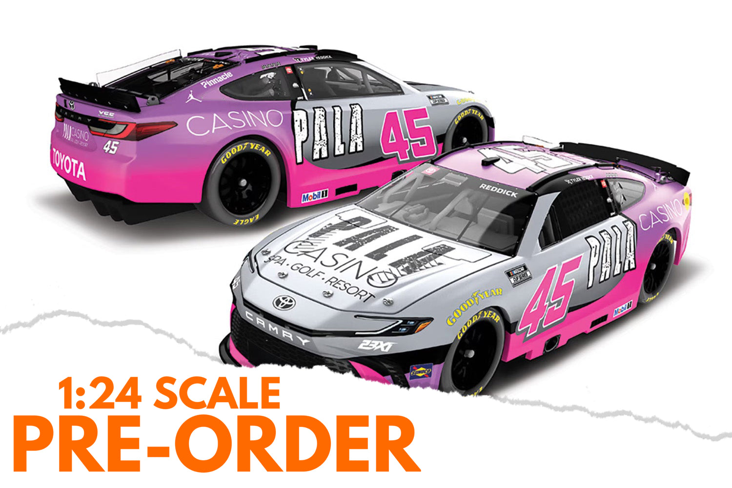 2026 Tyler Reddick 1:24 Pala Casino Diecast