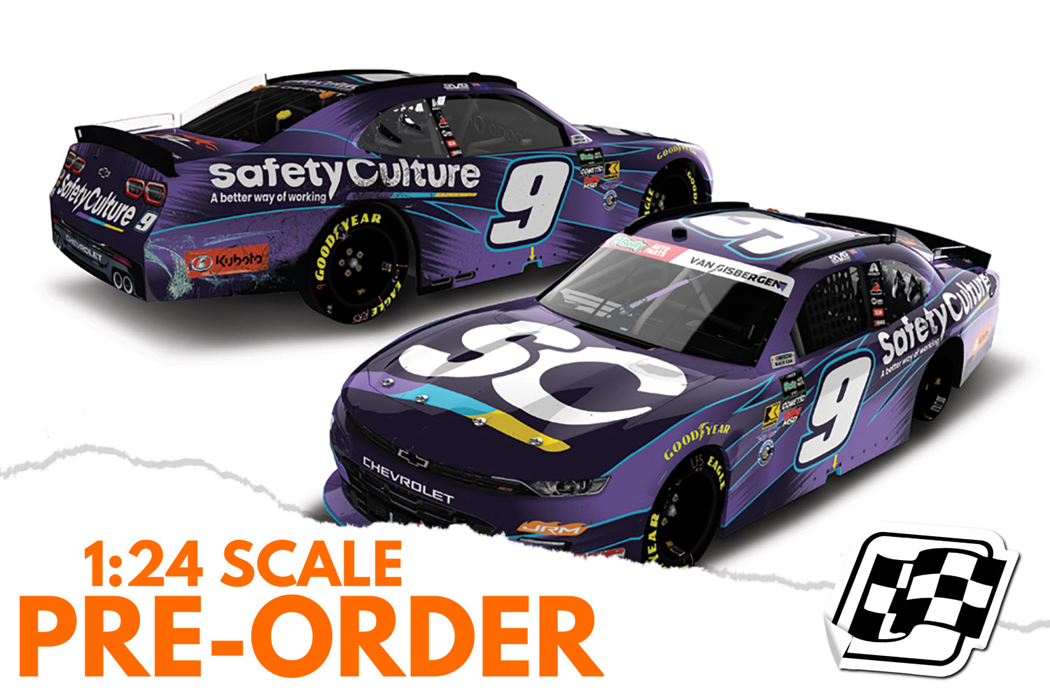 2026 Shane van Gisbergen 1:24 Safety Culture COTA Race Win Diecast