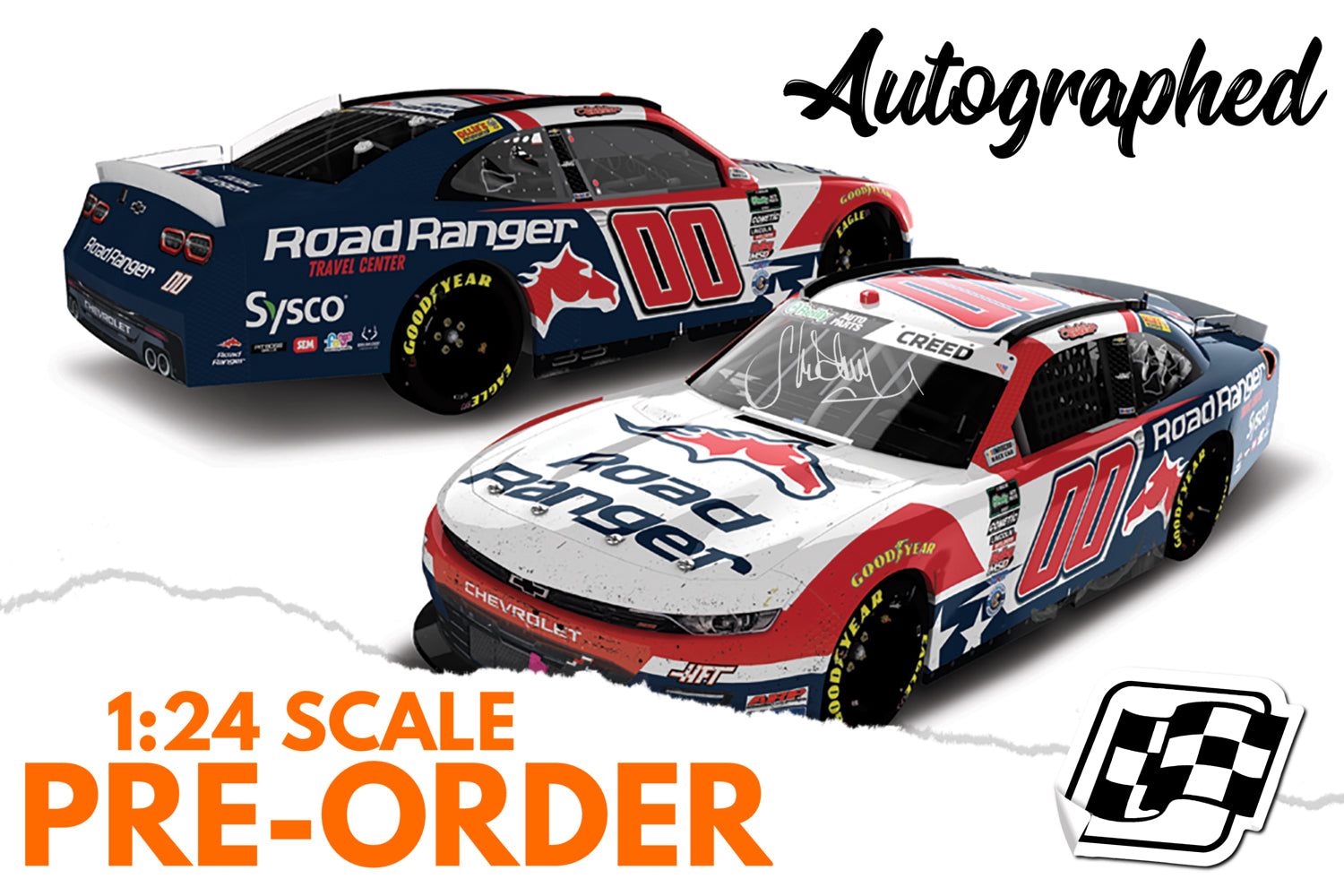 2026 Sheldon Creed 1:24 Road Ranger Atlanta / EchoPark Speedway Race Win AUTOGRAPHED Diecast