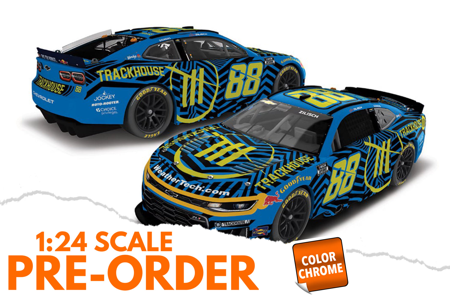 2026 Connor Zilisch 1:24 Trackhouse COLOR CHROME Diecast