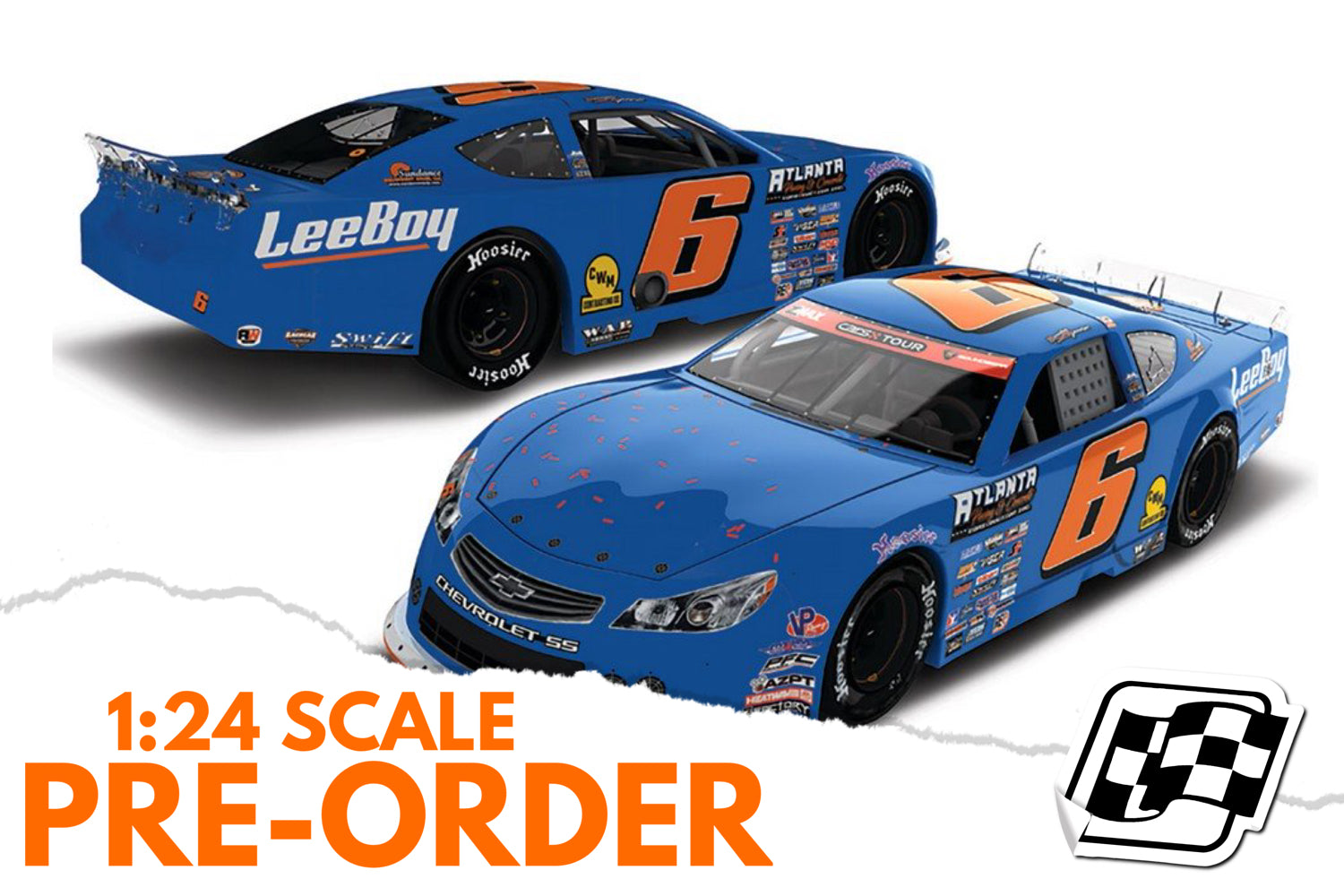 2025 Brandon Lopez 1:24 Atlanta Paving & Concrete Caraway Race Win Diecast
