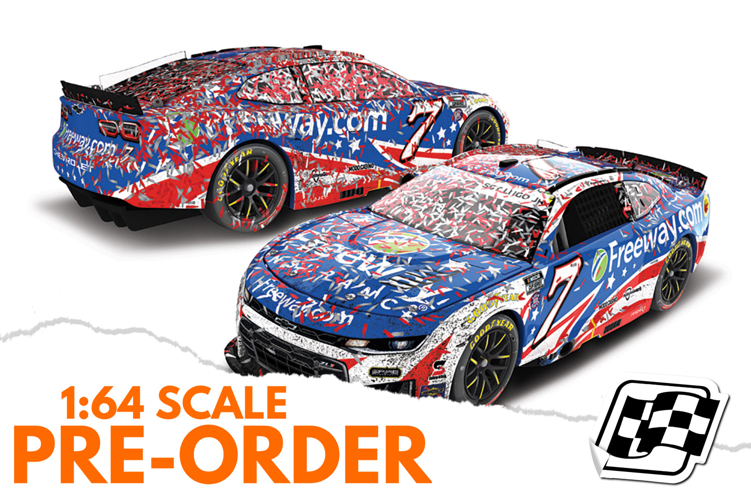 2026 Daniel Suarez 1:64 Freeway Insurance Patriotic Coke 600 Race Race Win Diecast